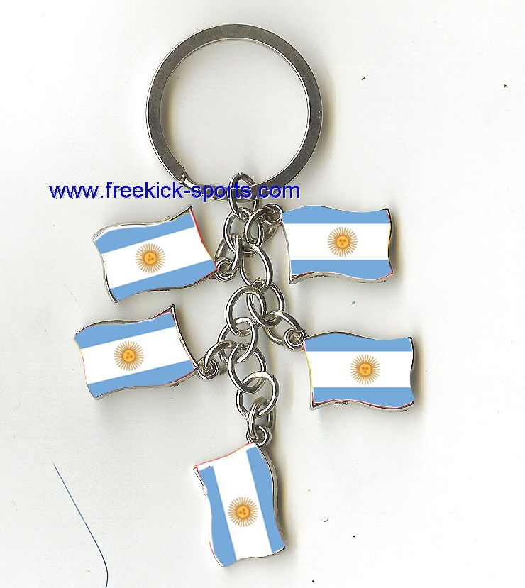 Argentina Flag key chains