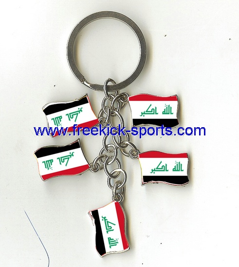 IRAQ flag key chains