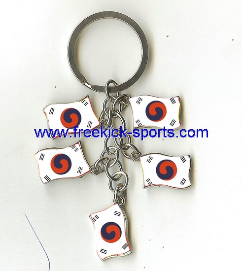 South Korea flag key chains