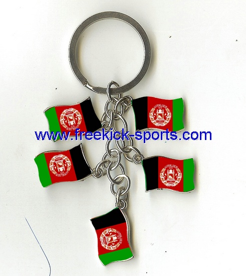 Afghanistan flag key chains