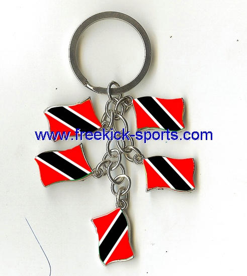 Trinidad and Tobago flag key chains