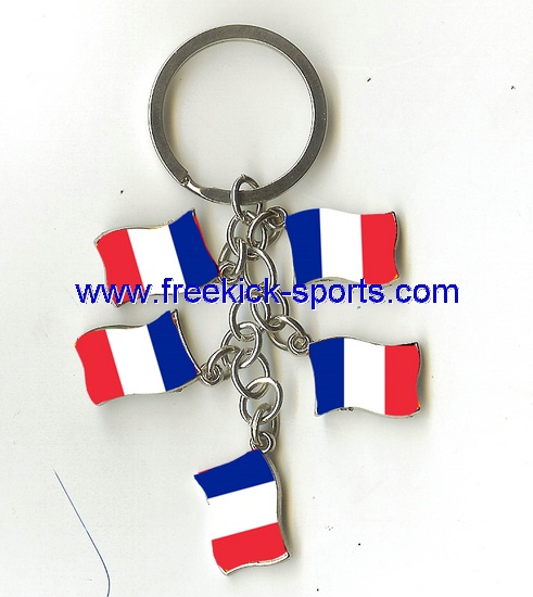 France flag key chains