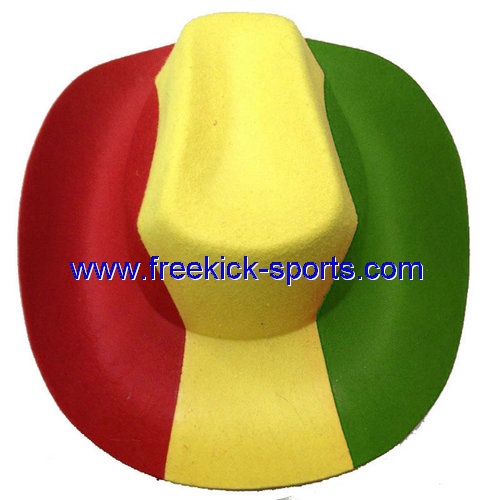 Ghana flag cowboy hat