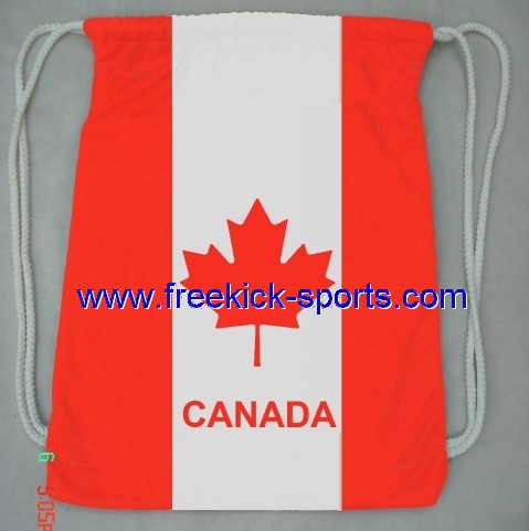 Canada flag Drawstring bag