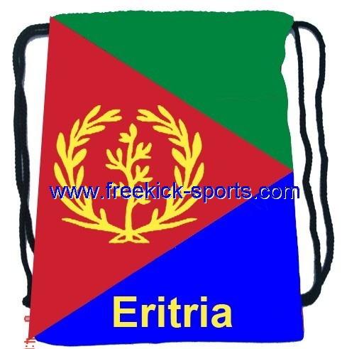eritria flag Drawstring bag