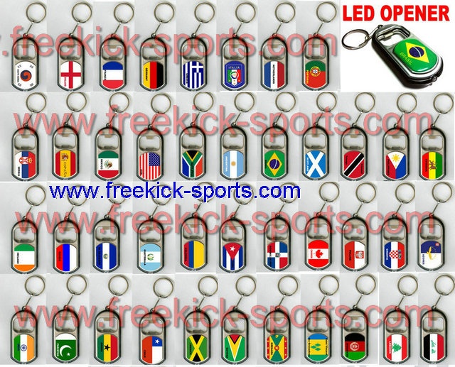 flag led torch beer bottle opener