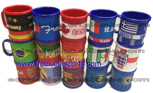 country flag PVC mug