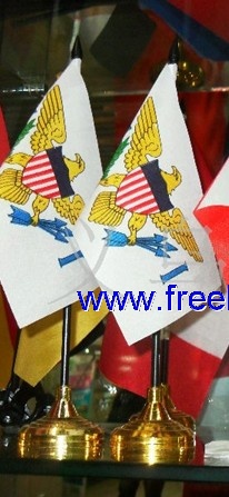 flag table top flag with stand