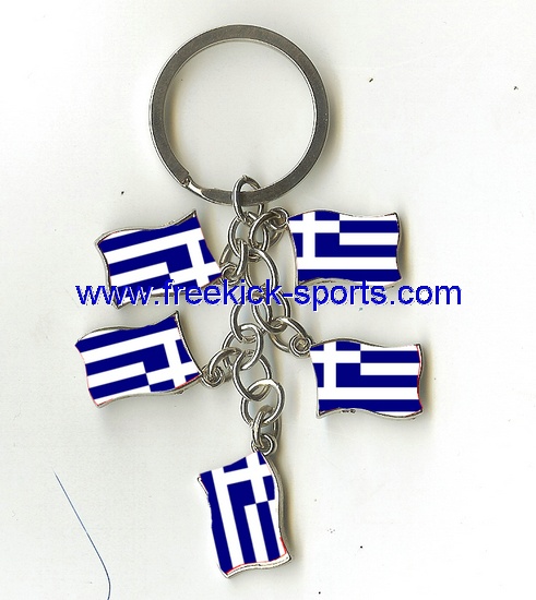 GREECE Flag key chains flag key ring charm souvenir