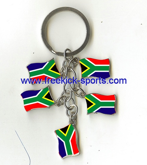 SOUTH AFRICA key chains flag key ring charm souvenir
