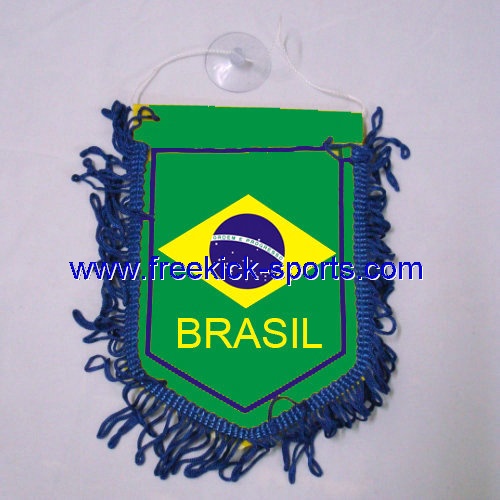 brasil flag small car hanging flag