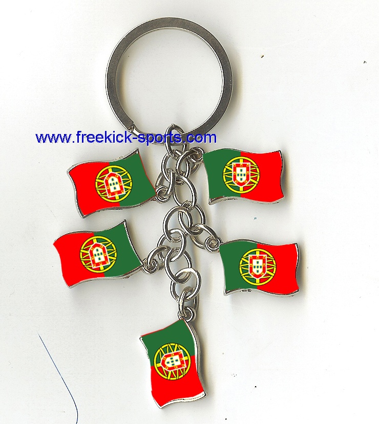 PORTUGAL Flag key chains