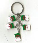 Algeria flag key chains