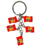 FC Barcelona flag key chains