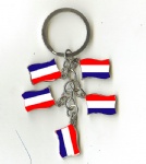 Netherlands flag key chains