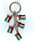 Palestine flag key chains
