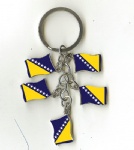 波斯尼亚国旗钥匙扣