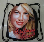 britney spears cotton Drawstring gym bag