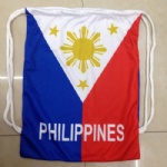 philippine falg Drawstring bag