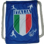 Italy flag Drawstring bag