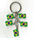 brazil key chains flag key ring charm souvenir