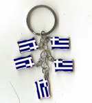 GREECE Flag key chains flag key ring charm souvenir