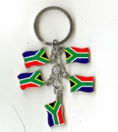 南非国旗钥匙扣