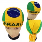 Brazil flag fashion Football Cap.Brasil Pirate Hat
