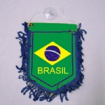 brasil flag small car hanging flag