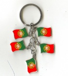 PORTUGAL Flag key chains